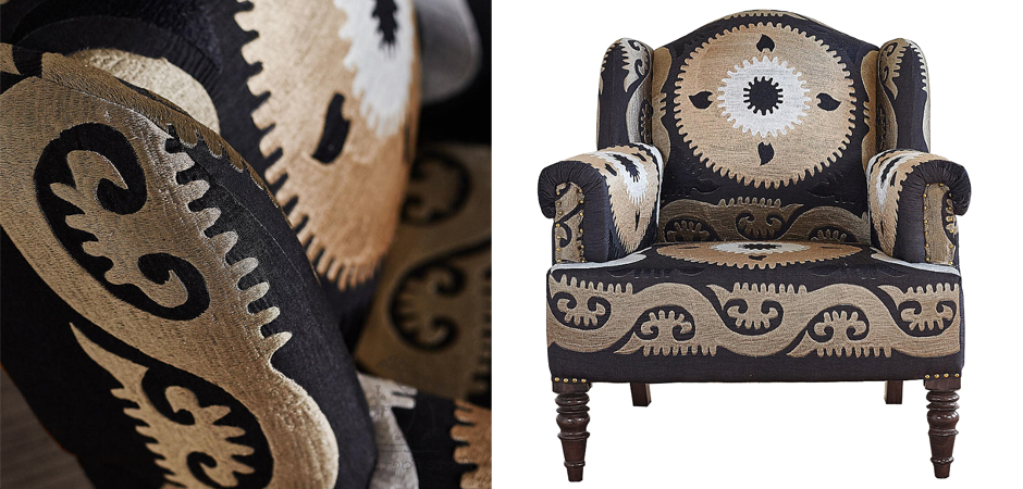 Armchair Mandala Beige Ornament Armchair Mandala Beige Ornament - Loft-Concept в Челябинске