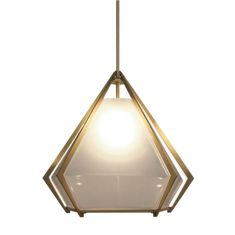 Подвесной светильник Harlow Pendant Lamp white Золотой Белый Подвесной светильник Harlow Pendant Lamp white Золотой Белый в Челябинске | Loft Concept