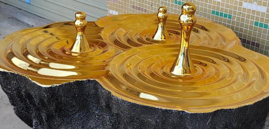 Дизайнерский Кофейный стол Golden Drops Coffee Table Дизайнерский Кофейный стол Golden Drops Coffee Table - Loft-Concept в Челябинске