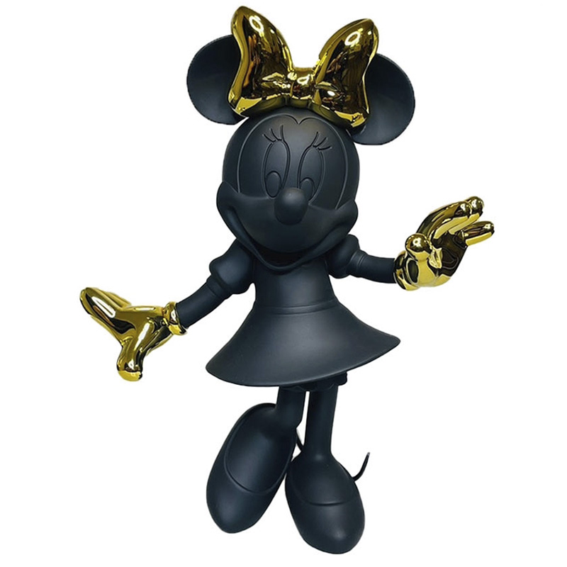 Статуэтка Минни Маус черного и золотого цвета Minnie Mouse Black&Gold Figurine Черный Золотой Статуэтка Минни Маус черного и золотого цвета Minnie Mouse Black&Gold Figurine Черный Золотой в Челябинске | Loft Concept