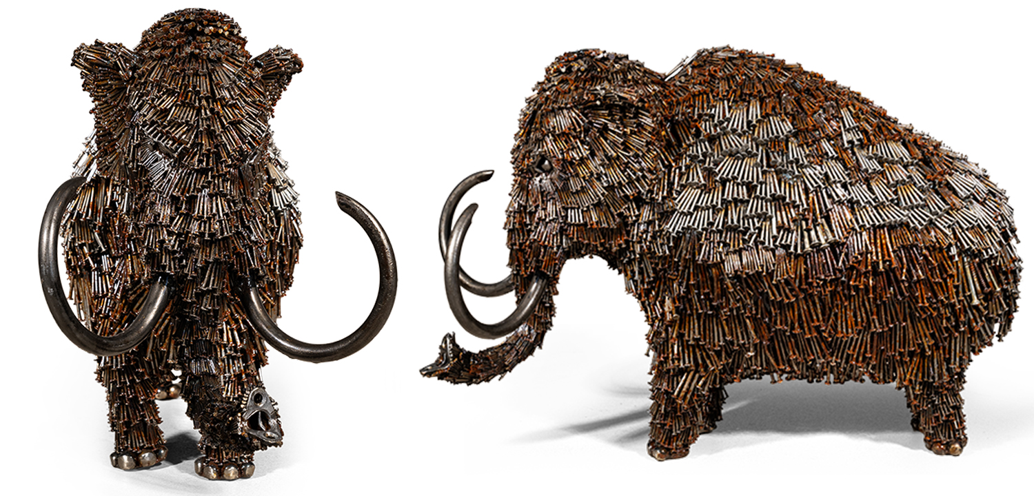 Статуэтка из стали Мамонт - фото