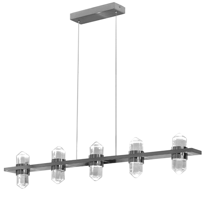 Люстра large Crystal Line Chromium Хром Прозрачный Люстра large Crystal Line Chromium Хром Прозрачный в Челябинске | Loft Concept