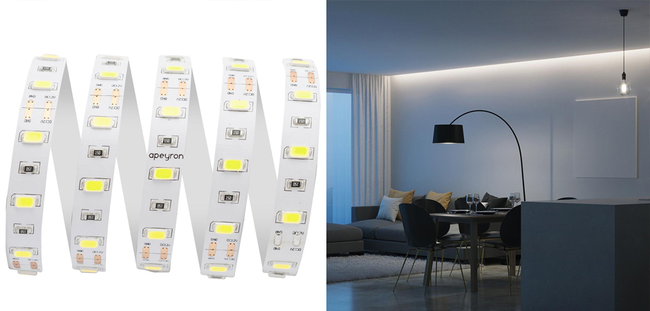 Светодиодная лента 9,6W/m 60LED/m 5630SMD холодный белый 3M Светодиодная лента 9,6W/m 60LED/m 5630SMD холодный белый 3M - Loft-Concept в Челябинске