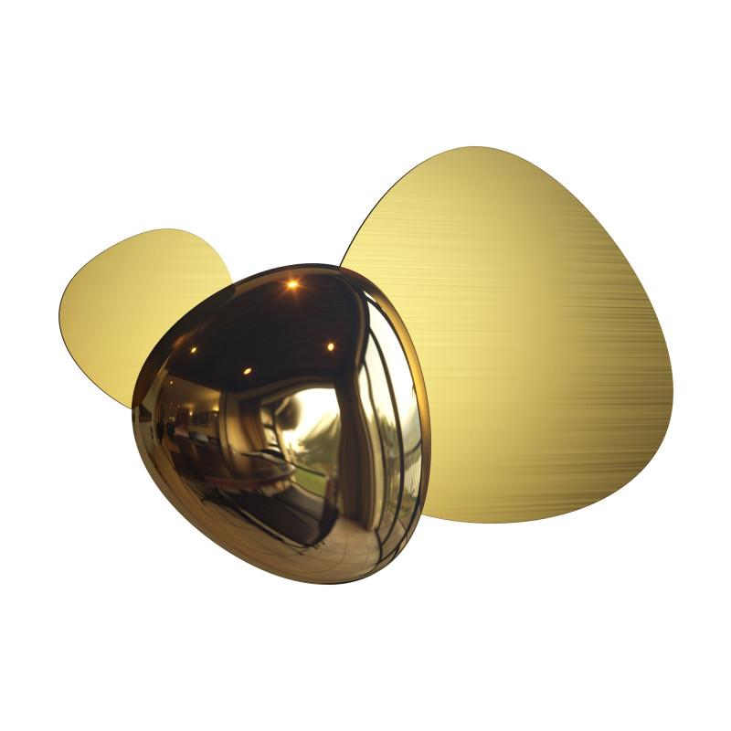 Бра Gold Matt & Gloss 1 Глянцевое золото матовое золото Бра Gold Matt & Gloss 1 Глянцевое золото матовое золото в Челябинске | Loft Concept