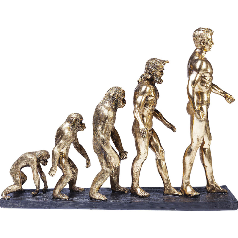 Статуэтка Human Evolution Золотой Статуэтка Human Evolution Золотой в Челябинске | Loft Concept