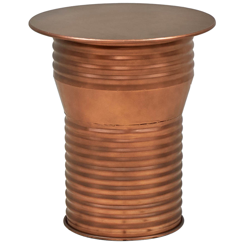 Приставной стол Tin Can Side Table Медь в Челябинске | Loft Concept 