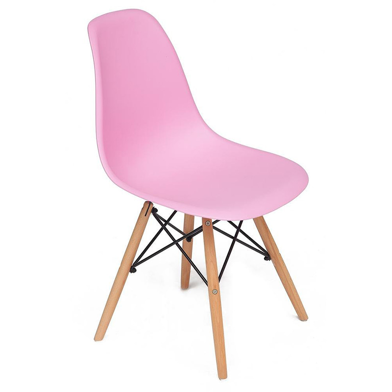 Стул DSW pink Розовый Древесина в Челябинске | Loft Concept 