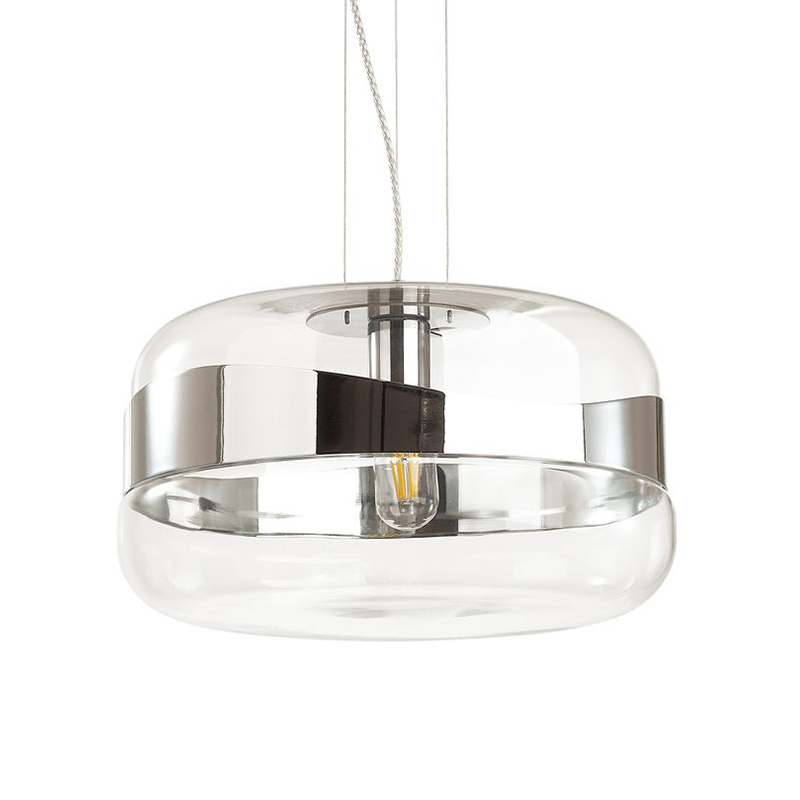 Люстра Igon Chrome Lamp Прозрачный Хром Люстра Igon Chrome Lamp Прозрачный Хром в Челябинске | Loft Concept