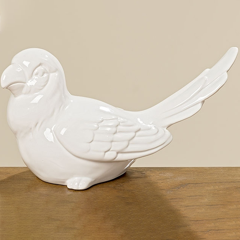 Статуэтка White Parrot Figurine Белый Статуэтка White Parrot Figurine Белый в Челябинске | Loft Concept