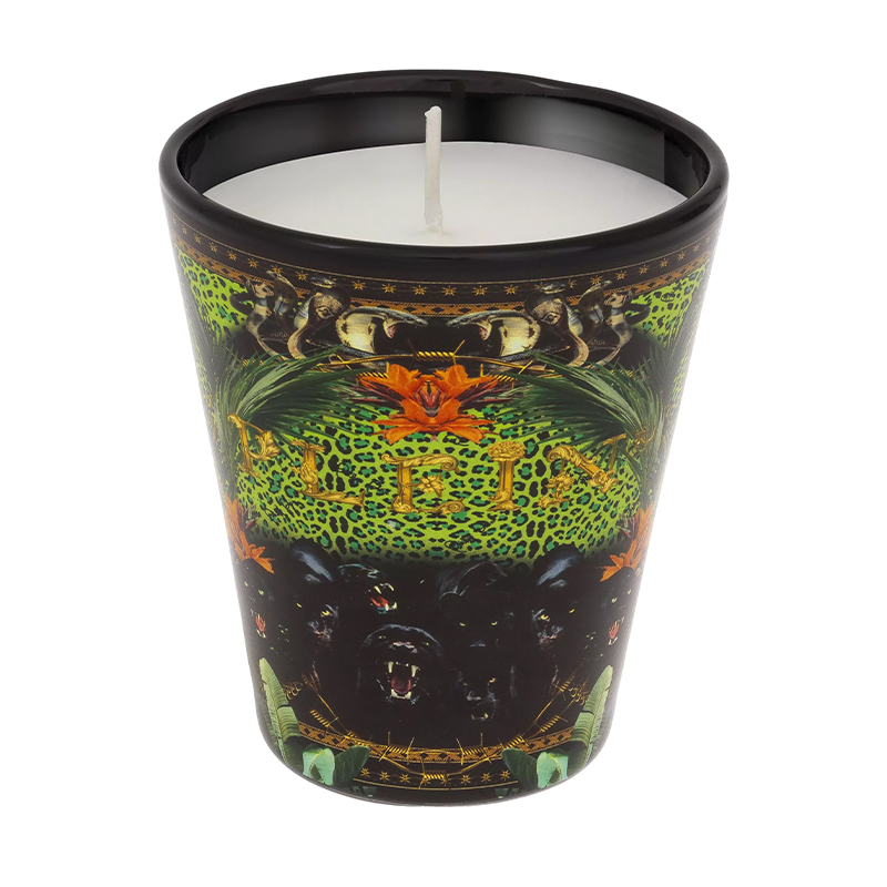 Свеча Philipp Plein Candle Jungle S Черный Мульти Свеча Philipp Plein Candle Jungle S Черный Мульти в Челябинске | Loft Concept