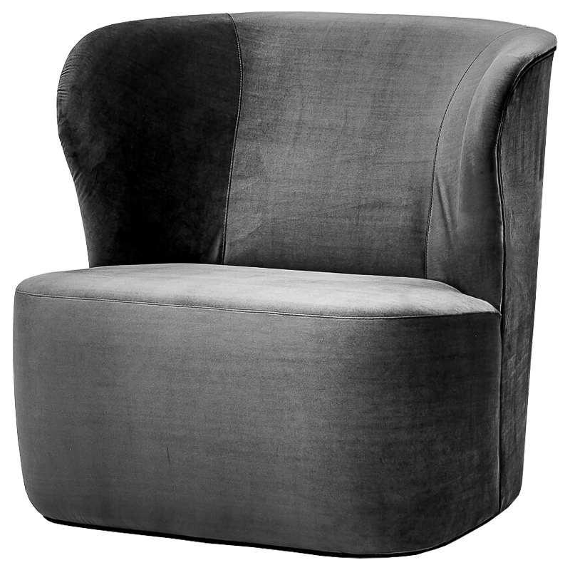 Кресло Hortense Chair Gray Серый Кресло Hortense Chair Gray Серый в Челябинске | Loft Concept