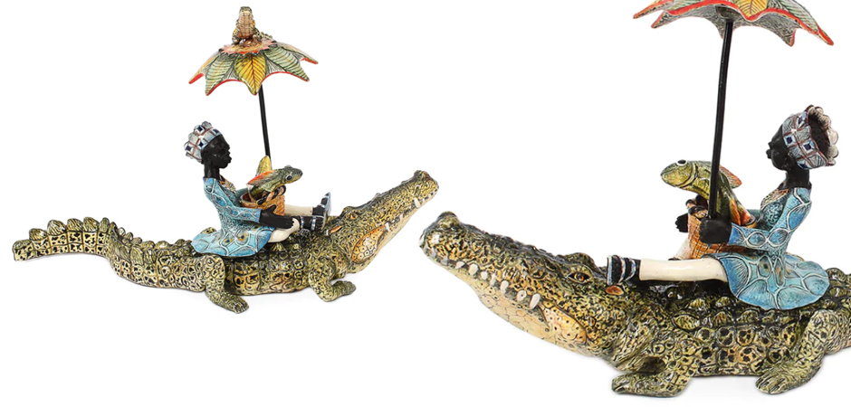 Статуэтка Crocodile Rider Статуэтка Crocodile Rider - Loft-Concept в Челябинске
