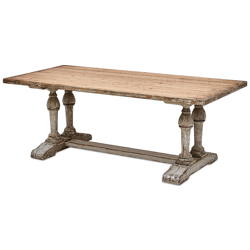 Обеденный стол Niseti Table Бежево-серый Обеденный стол Niseti Table Бежево-серый в Челябинске | Loft Concept