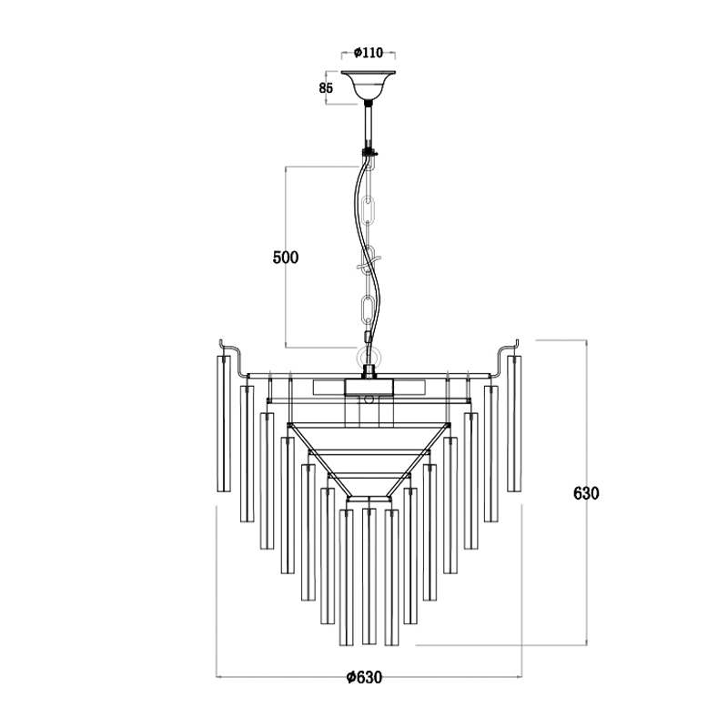 Люстра Eichholtz Chandelier Nova Chrome Люстра Eichholtz Chandelier Nova Chrome в Челябинске