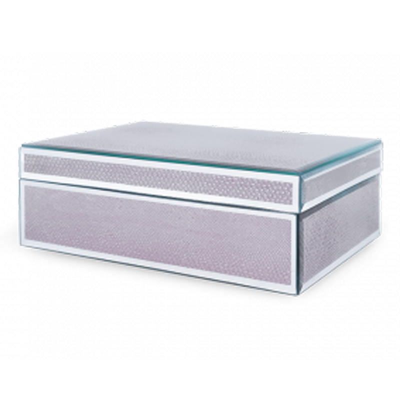 Шкатулка Nineth Box glass Серебряный Шкатулка Nineth Box glass Серебряный в Челябинске | Loft Concept