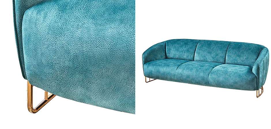 Диван Turquoise Ripples Sofa Диван Turquoise Ripples Sofa - Loft-Concept в Челябинске
