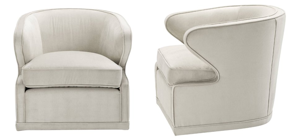 Кресло Eichholtz Chair Dorset Pebble Grey Кресло Eichholtz Chair Dorset Pebble Grey - Loft-Concept в Челябинске