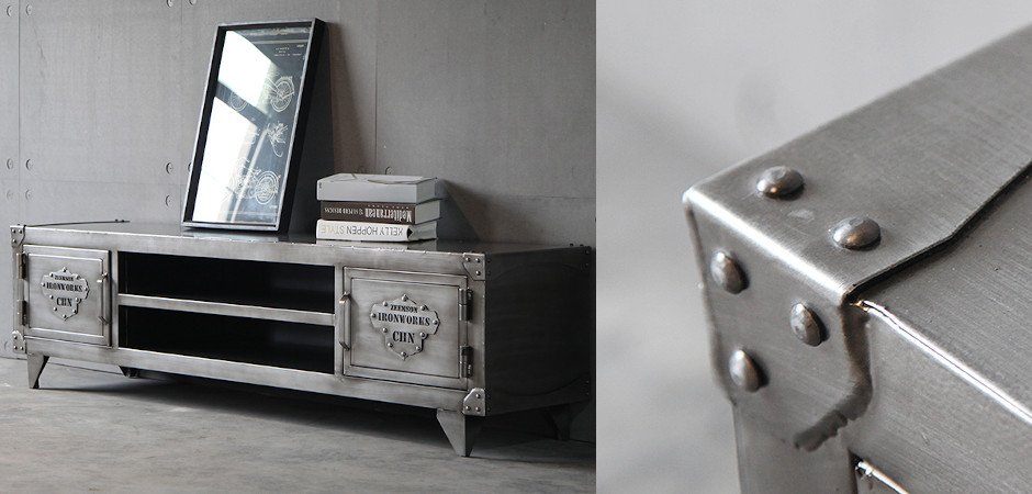 TV-тумба Loft Safe с полками TV-тумба Loft Safe с полками - Loft-Concept в Челябинске