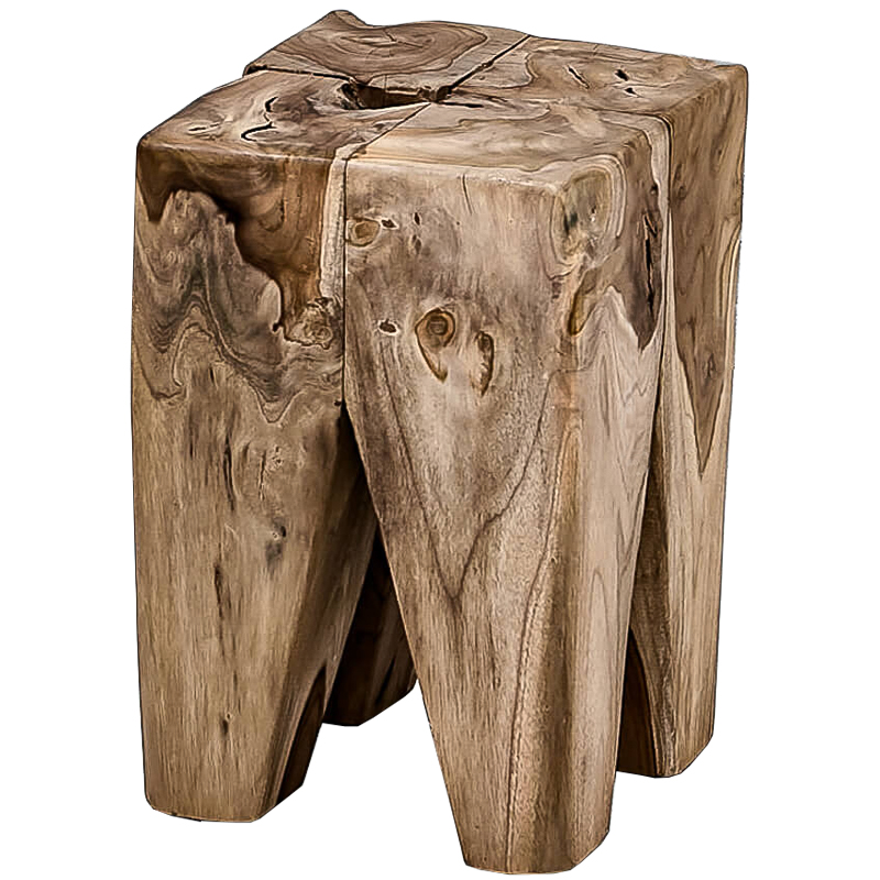Приставной стол Kuenring Cube Side Table Коричневый Приставной стол Kuenring Cube Side Table Коричневый в Челябинске | Loft Concept