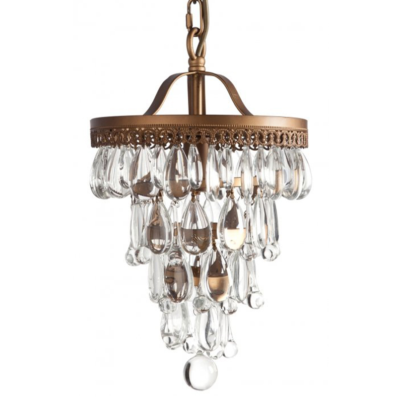 Люстра Clarissa Glass Drop Pendant 25 Бронза Люстра Clarissa Glass Drop Pendant 25 Бронза в Челябинске | Loft Concept