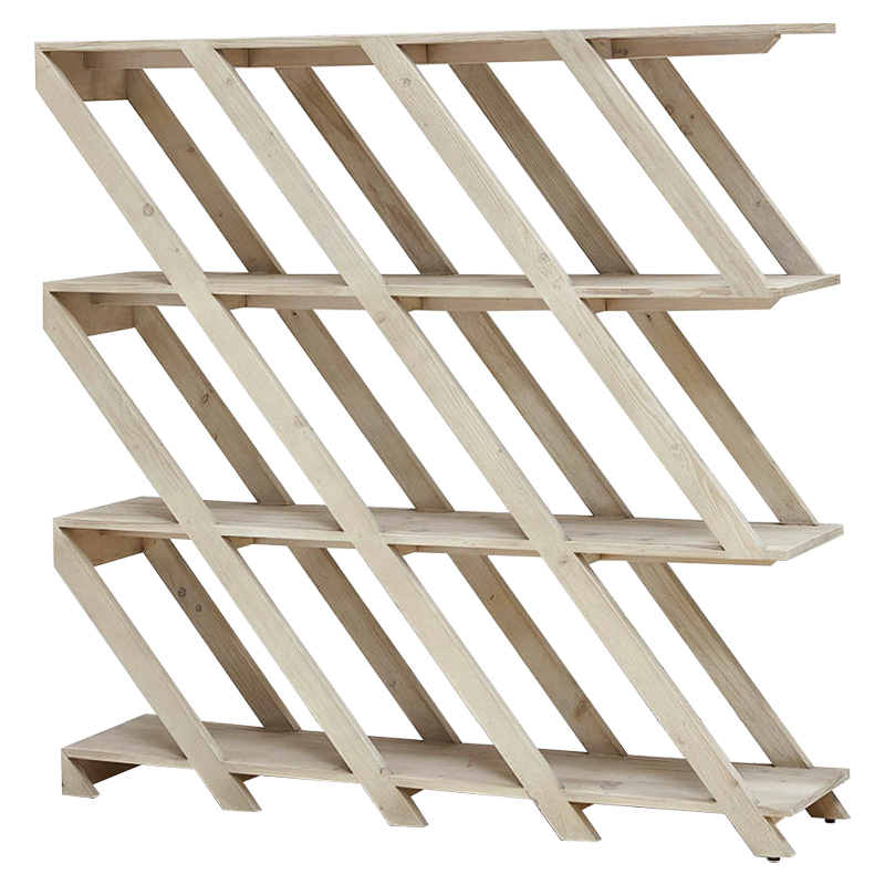 Стеллаж Diagonal Loft Wood Rack Древесина ivory ( слоновая кость ) Стеллаж Diagonal Loft Wood Rack Древесина ivory ( слоновая кость ) в Челябинске | Loft Concept