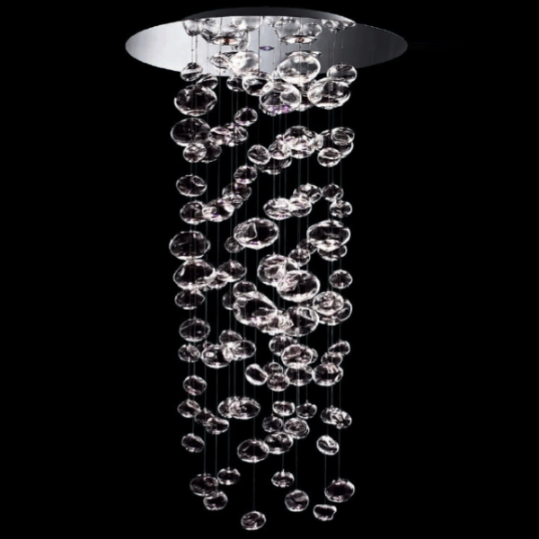 Люстра Murano Bubble Glass Chandelier Suspension Хром Люстра Murano Bubble Glass Chandelier Suspension Хром в Челябинске | Loft Concept