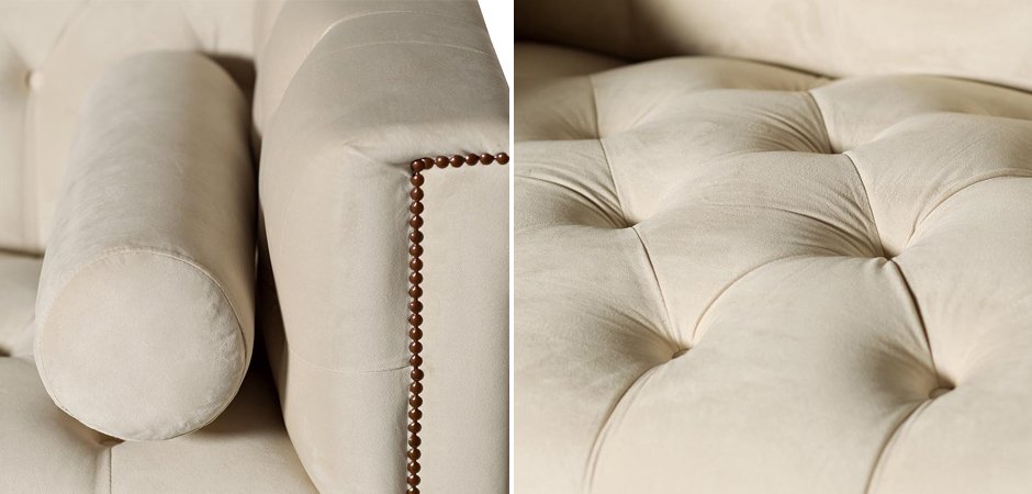Диван Modern Velvet Tuxedo Sofa Диван Modern Velvet Tuxedo Sofa - Loft-Concept в Челябинске