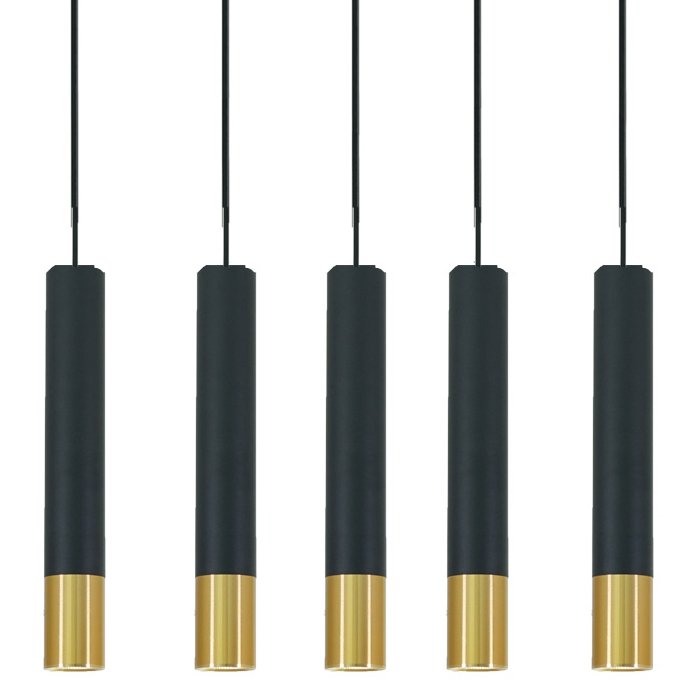 Подвесной светильник Ike large Pendant Lamp Черный Латунь Подвесной светильник Ike large Pendant Lamp Черный Латунь в Челябинске | Loft Concept