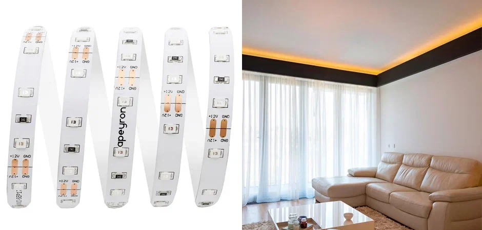 Светодиодная лента 4,8W/m 60LED/m 2835SMD желтый 5M Светодиодная лента 4,8W/m 60LED/m 2835SMD желтый 5M - Loft-Concept в Челябинске