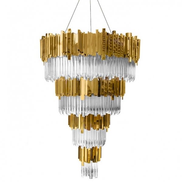 Люстра Luxxu by Covet Lounge EMPIRE Suspension Глянцевое золото Прозрачное Стекло Люстра Luxxu by Covet Lounge EMPIRE Suspension Глянцевое золото Прозрачное Стекло в Челябинске | Loft Concept