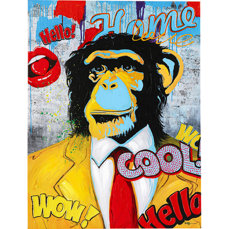 Картина Monkey multicolor Мульти Картина Monkey multicolor Мульти в Челябинске | Loft Concept