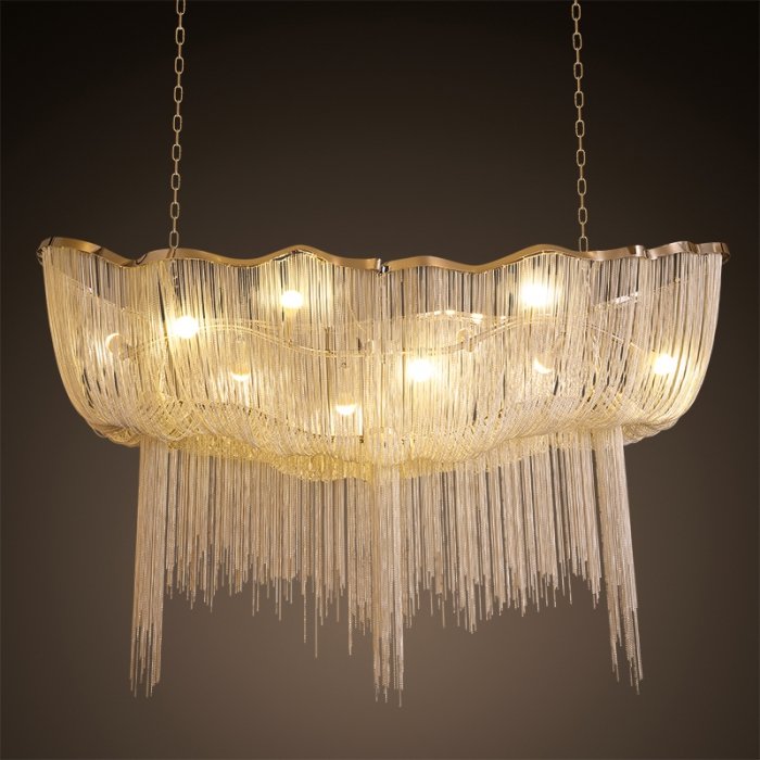 Люстра Atlantis Chandelier design by Terzani Золотой Серебряный в Челябинске | Loft Concept 