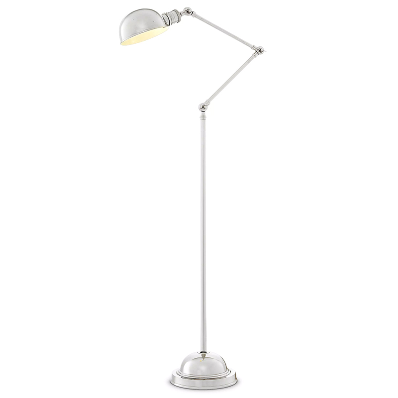 Торшер Eichholtz Floor Lamp Soho Nickel Никель Торшер Eichholtz Floor Lamp Soho Nickel Никель в Челябинске | Loft Concept