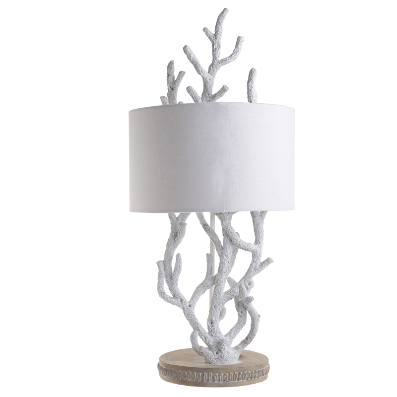 Настольная лампа Coral Decor Table lamp Белый Настольная лампа Coral Decor Table lamp Белый в Челябинске | Loft Concept