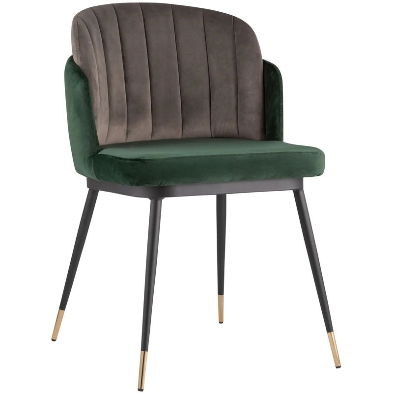 Стул Penelope Chair Зеленый Цвет Зеленый Коричневый Черный в Челябинске | Loft Concept 