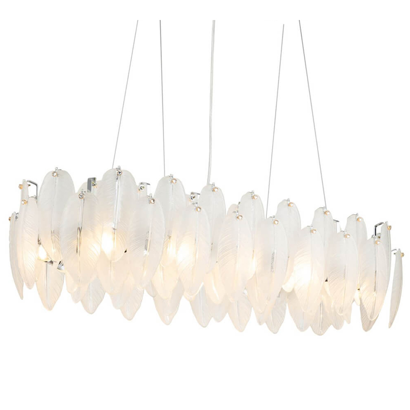 Люстра Bud Petals Chandelier Chrome Line Хром Люстра Bud Petals Chandelier Chrome Line Хром в Челябинске | Loft Concept