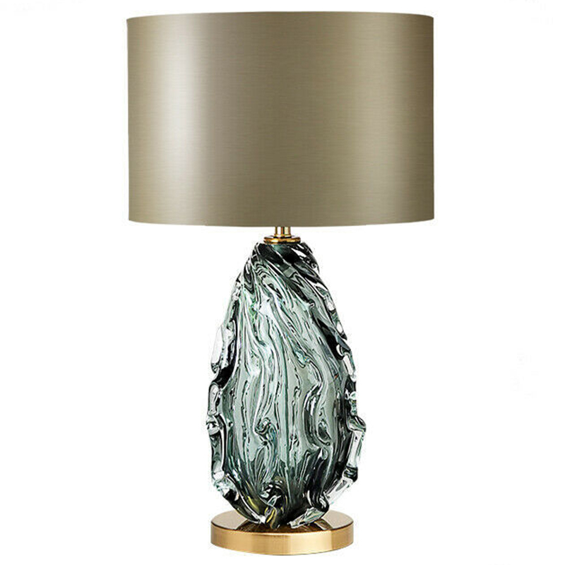 Настольная лампа Boivin Glass Table Lamp Оливковый Бирюзовый Настольная лампа Boivin Glass Table Lamp Оливковый Бирюзовый в Челябинске | Loft Concept