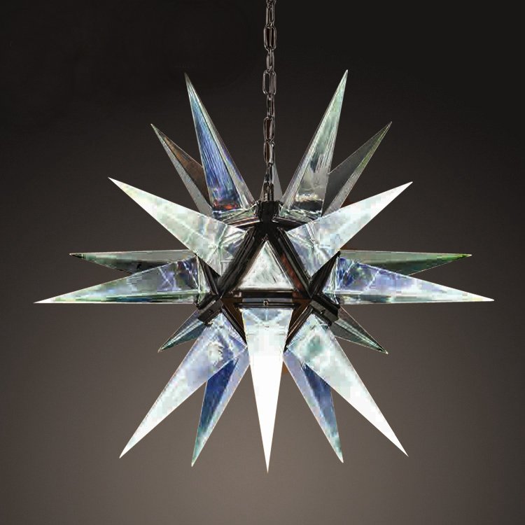 Люстра Rock Сrystal Star Chandelier GOLD Черный Люстра Rock Сrystal Star Chandelier GOLD Черный в Челябинске | Loft Concept