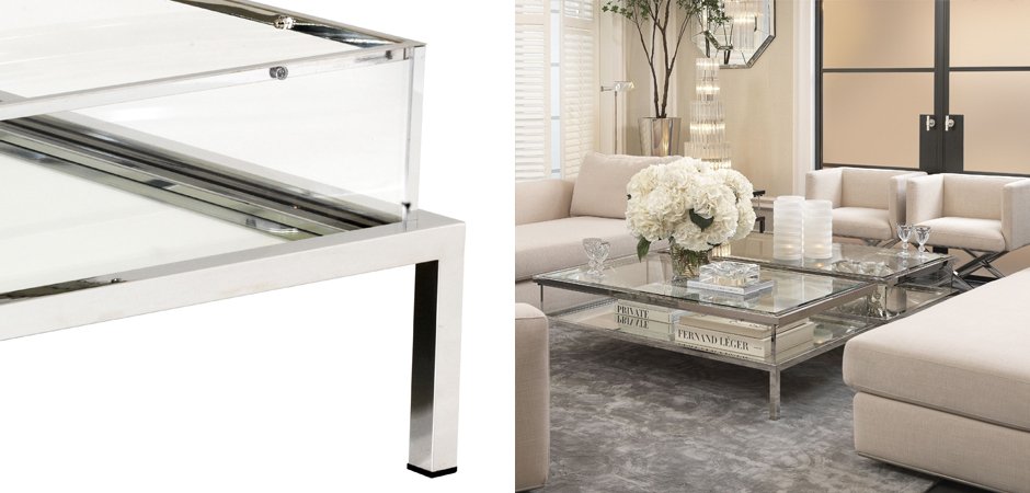 Журнальный стол Eichholtz Coffee Table Harvey Rectangular Журнальный стол Eichholtz Coffee Table Harvey Rectangular - Loft-Concept в Челябинске