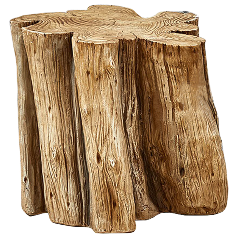 Приставной стол Wavy Stump Side Table Коричневый Приставной стол Wavy Stump Side Table Коричневый в Челябинске | Loft Concept