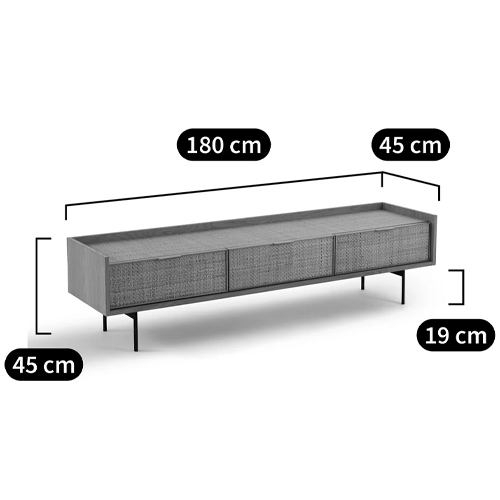ТВ-тумба с плетеным декором Buckley Wicker TV Stand ТВ-тумба с плетеным декором Buckley Wicker TV Stand в Челябинске