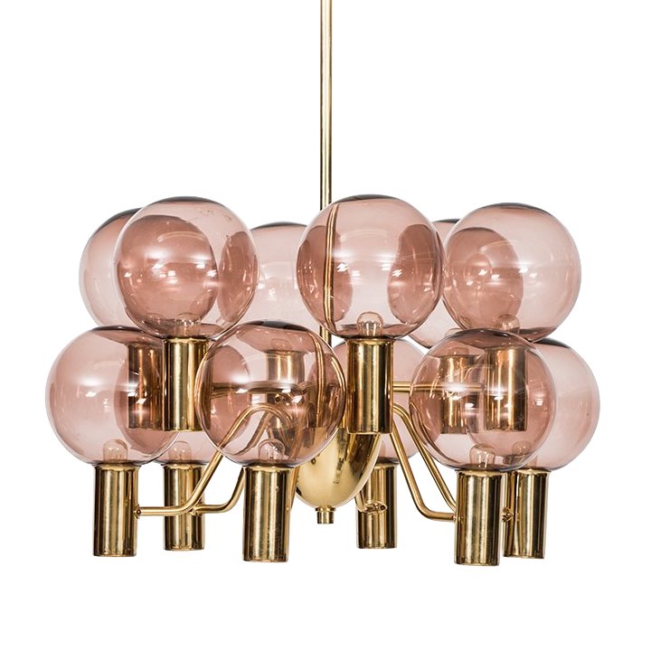 Люстра Hans-Agne Jakobsson Ceiling Lamps Глянцевое золото Розовый (Rose) Люстра Hans-Agne Jakobsson Ceiling Lamps Глянцевое золото Розовый (Rose) в Челябинске | Loft Concept