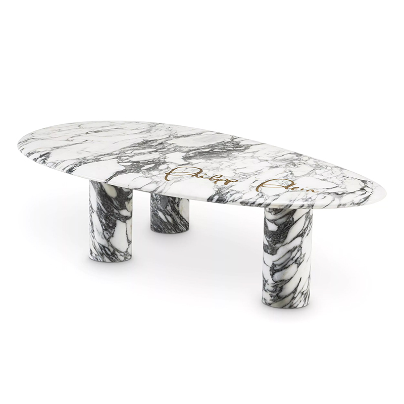 Кофейный стол Philipp Plein Coffee Table Forte Белый Белый Мрамор Bianco Кофейный стол Philipp Plein Coffee Table Forte Белый Белый Мрамор Bianco в Челябинске | Loft Concept