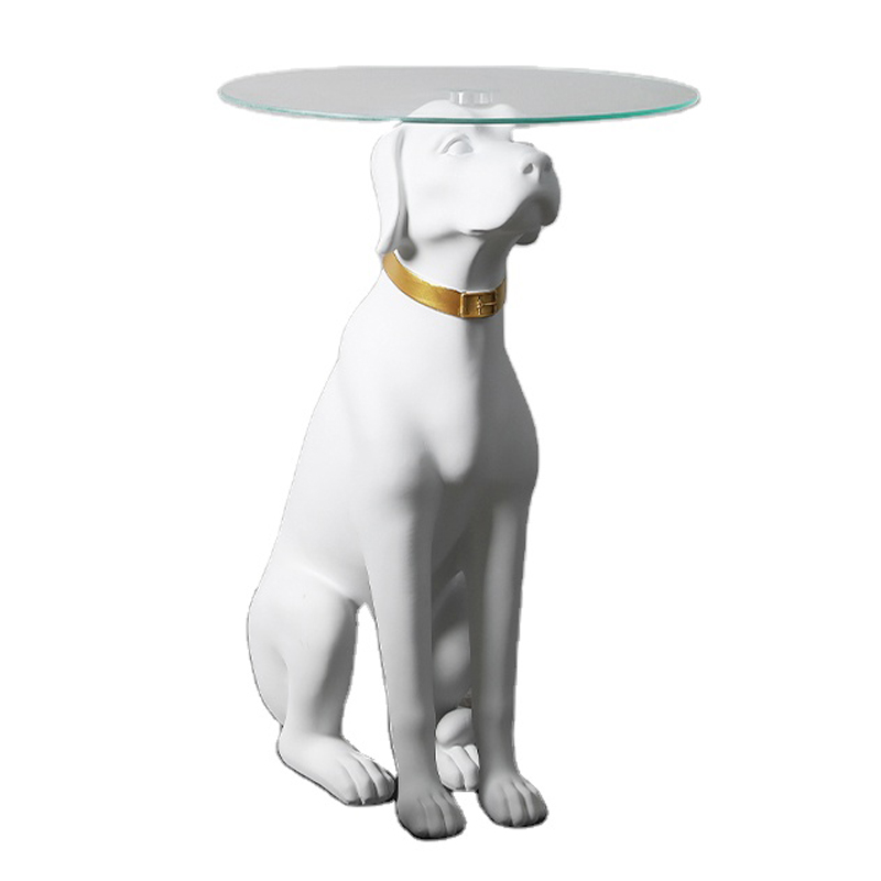 Приставной стол White Dog Table Белый Приставной стол White Dog Table Белый в Челябинске | Loft Concept