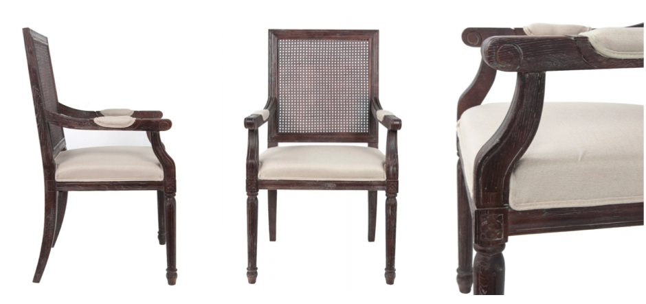 Стул French chairs Provence Garden Brown ArmChair Стул French chairs Provence Garden Brown ArmChair - Loft-Concept в Челябинске