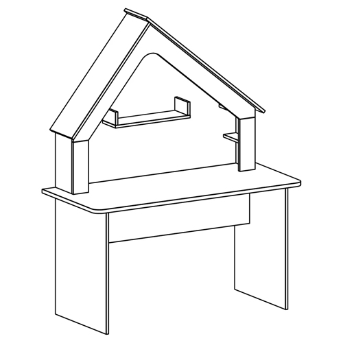 Письменный стол в детскую Tiny Town Desk Письменный стол в детскую Tiny Town Desk в Челябинске
