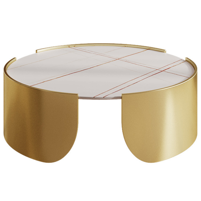Кофейный стол Savage Coffee Table Золотой Бежевый Коричневый Кофейный стол Savage Coffee Table Золотой Бежевый Коричневый в Челябинске | Loft Concept