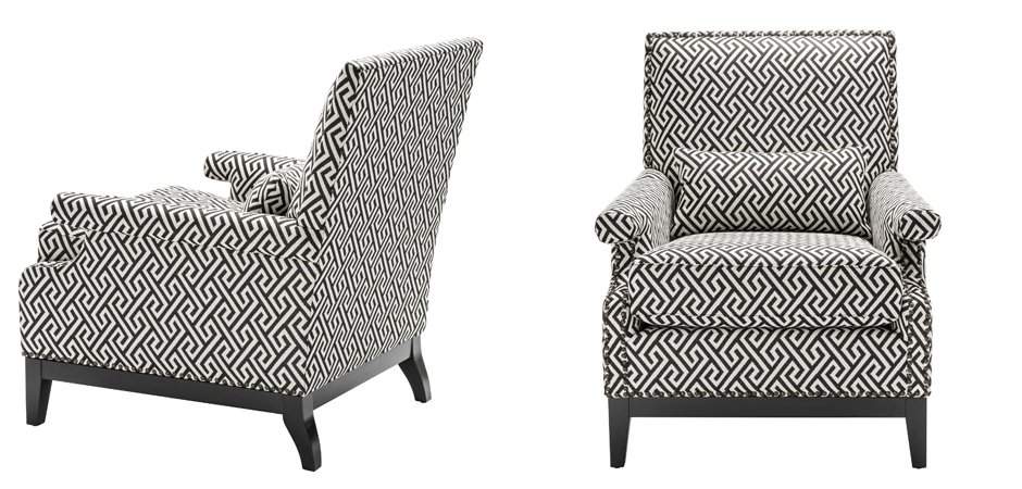 Кресло Eichholtz Chair Goldoni Black Кресло Eichholtz Chair Goldoni Black - Loft-Concept в Челябинске