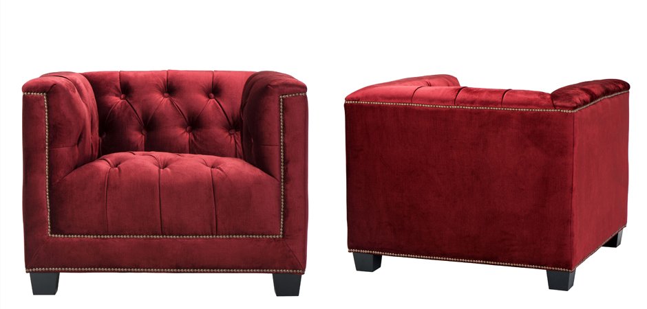 Кресло Eichholtz Chair Paolo Red Кресло Eichholtz Chair Paolo Red - Loft-Concept в Челябинске