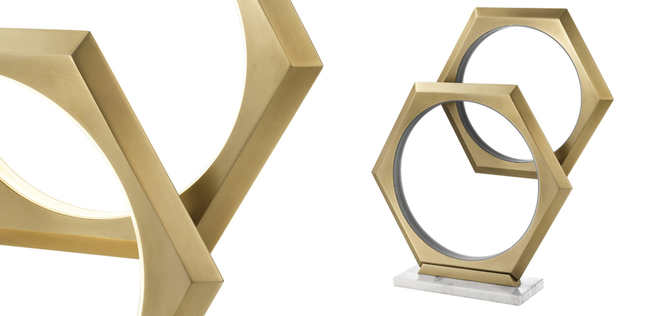 Настольная лампа Eichholtz Table Lamp Hexum Настольная лампа Eichholtz Table Lamp Hexum - Loft-Concept в Челябинске
